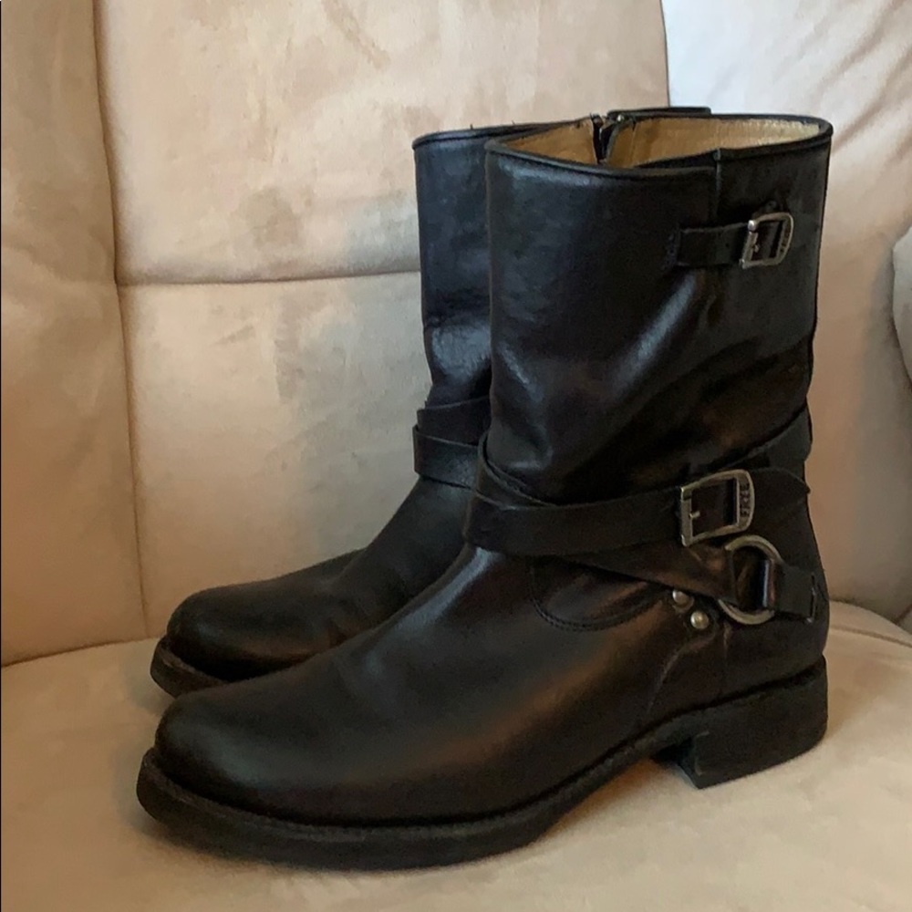 Frye Mid-Calf Black Boots
